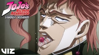 Kakyoins Cherry  JoJo’s Bizarre Adventure Stardust Crusaders  VIZ [upl. by Lombardo293]