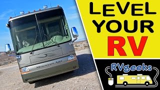 How to Level a Motorhome [upl. by Auerbach]