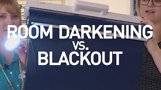 Blackout Shades vs Room Darkening Shades [upl. by Ocirnor]