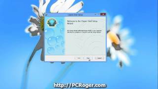 How To Install Classic Shell And Install Start Button In Windows 8 [upl. by Ennaitak]