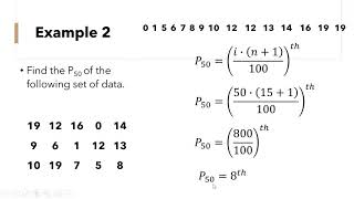 Percentile for ungrouped data [upl. by Nahoj]