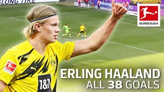 Erling Haaland  38 Goals in Only 41 Matches [upl. by Llertnahs]