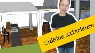 Cuisine extérieure couverte en béton cellulaire moderne 5 astuces [upl. by Tu]