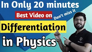 Differentiation in Physics Basics of Differential Physicsmaths by Abhisheek sahu [upl. by Rudwik]