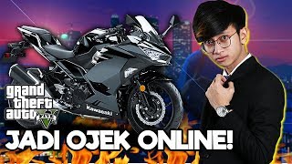 Afif Yulistian Jadi Ojek Online Di GTA [upl. by Aslehc266]