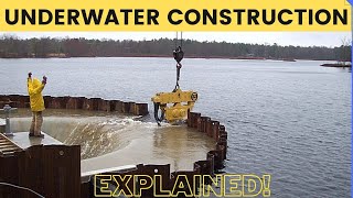 How Underwater Structures are Built Cofferdam Explained [upl. by Greenwald]