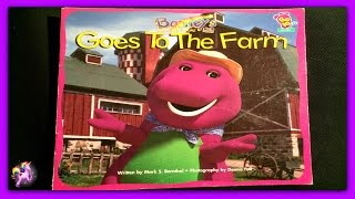 quotBARNEY GOES TO THE FARMquot  Read Aloud  Storybook for kids children [upl. by Stanislas162]