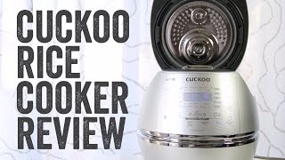 CUCKOO RICE COOKER PRODUCT REVIEW  DHSR0609F  Chef Julie Yoon [upl. by Ynnus]