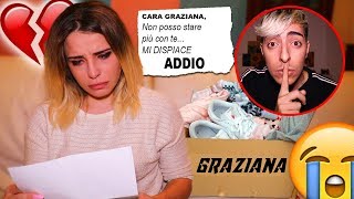 LASCIO GRAZIANA CON SOLO UNA LETTERA DADDIO PRANK [upl. by Zanas]