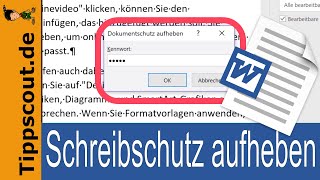 Word Schreibschutz aufheben [upl. by Kain]