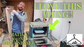 The Awesome MAKITA THICKNESSER 2012NB Review amp Demo \ Plus Lots More \ EP63 [upl. by Acceber]