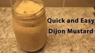 Easy Homemade Dijon Mustard [upl. by Letnahc483]