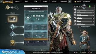 God of War  How to Fully Upgrade the Leviathan Axe Worthy Trophy Guide [upl. by Lupee]