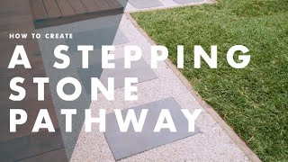 How To Lay A Stepping Stone Pathway  Bunnings Warehouse [upl. by Kenley]