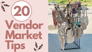 Top 20 Vendor Market Event Tips Plus Free Checklist [upl. by Yrocaj]