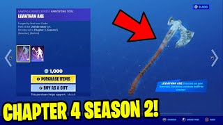 Leviathan Axe Pickaxe Return Release Date in Fortnite Chapter 4 Season 2 [upl. by Weinshienk]