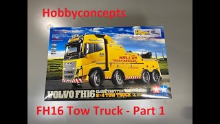 Tamiya 114 Volvo FH16 Tow Truck Build Part 1 Unboxing [upl. by Osner167]