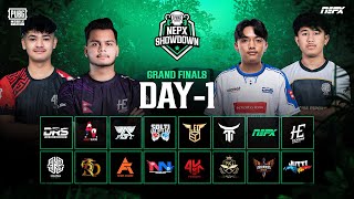 PUBG Mobile NEPX Showdown  Grand Finals Day 1 [upl. by Dolores]