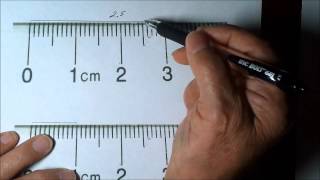 How to Measure length correctly using a Centimeter Ruler [upl. by Tierell666]