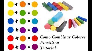 Como combinar colores con plastilina [upl. by Hurwit]