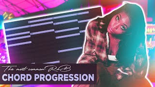 The Most COMMON Chord Progression in RampB How To Make a RampB Chord In Fl Studio 2022 [upl. by Kabab]