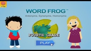 Antonyms Synonyms amp Homonyms  Game Kids Fourth Grade [upl. by Valda543]