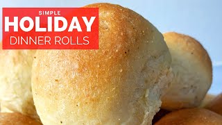 How to Make Cornmeal Yeast Rolls  SIMPLE Dinner Roll Recipe [upl. by Eirrod756]