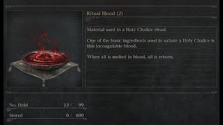 Bloodborne™  Ritual Blood 2 Farming [upl. by Humphrey137]