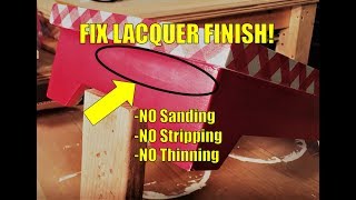 How To Fix Lacquer Finish [upl. by Ahcsim]