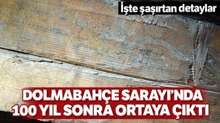 Dolmabahçe Sarayı’ndaki Restorasyon Çalışmalarında Şaşırtan Detaylar Ortaya Çıktı [upl. by Ekim]