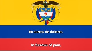 Anthem of Colombia ESEN lyrics  Himno nacional de Colombia [upl. by Nawoj241]