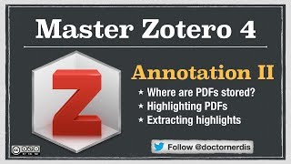 Zotero Tutorial Working with PDFs [upl. by Franck]