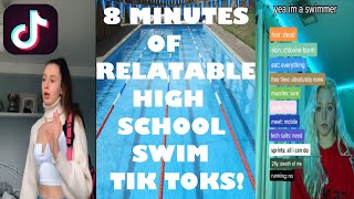 8 Minutes Of Relatable High School amp Competitive Swimming Tik Toks [upl. by Lilian649]