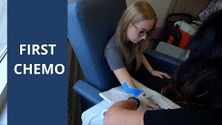 First Chemotherapy Treatment for Lymphoma  My Cancer Journey [upl. by Zrike]