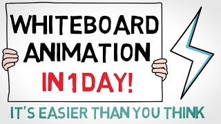 How to Create a Whiteboard Animation in ONE DAY [upl. by Okimat62]