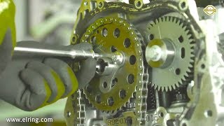 Renault DCI R9M Engine  Timing chain replacement [upl. by Martelli]