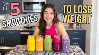 5 SMOOTHIES FOR THE WEEK TO LOSE WEIGHT Yovana [upl. by Yelena109]