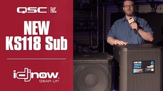 QSC KS118 18inch 3600 Watt Active Subwoofer Overview tutorial demo  Comparison to KW181 idjnowcom [upl. by Dulcle]