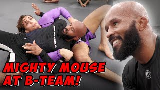 Teaching Mighty Mouse FUNKY JiuJitsu  BTeam Vlog [upl. by Leibman]