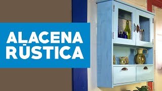 ¿Cómo hacer una alacena rústica para la cocina [upl. by Yliah]