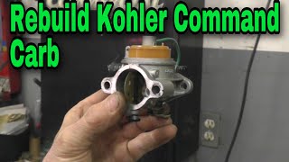 How To EASILY Rebuild A Kohler Command Carburetor [upl. by Danae428]