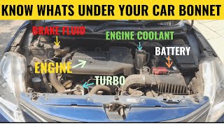 components under the car bonnet  CAR CARE [upl. by Perseus]