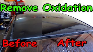 How To Remove oxidation from car paint [upl. by Fair913]