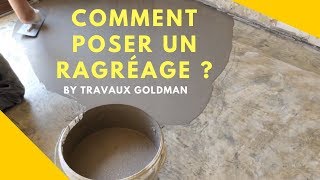 Comment poser un ragréage [upl. by Naashom50]