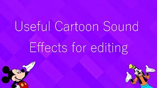 100 Cartoon Sound Effects for Editing [upl. by Kim]