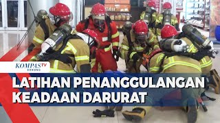 Bandara Deo Sorong Gelar Simulasi Penanggulangan Keadaan Darurat [upl. by Netsriik237]