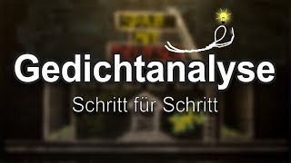 Gedichtanalyse  Schritt für Schritt [upl. by Kotz]