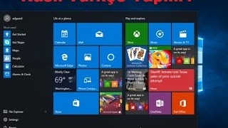 Bilgisayarı Türkçeye Çevirme Windows 10 Türkçe Yapma Sesli Detaylı Anlatımı [upl. by Dreddy]