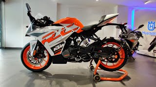 KTM RC 125 bs6 detailed review and walkaround price  mileage indorimotoroids [upl. by Eekcaj]