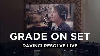 Color grade on set live with Resolve Live  Davinci Resolve tutorial [upl. by Netsua]